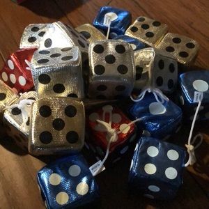 Hanging car dice